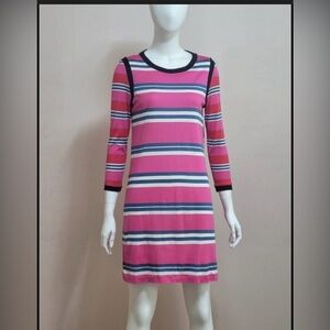 Juicy Couture Striped 100% Silk Dress - Size XL - NWOT